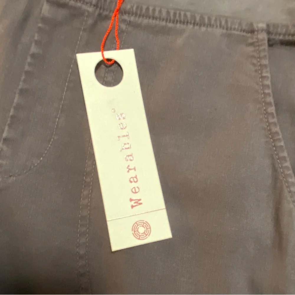 XCVI Wearables Dark Gray Frayed Hem Pants - Picture 7 of 14